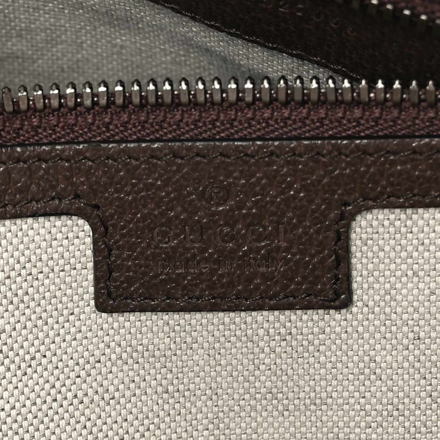 Gucci GG Supreme Monogram Textured Dollar Calfskin Web Large Savoy Duffle Bag Beige Ebony New Acero 5 of 10