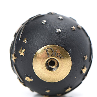 Christian Dior Metal Star Heart Mise En Dior Tribal Earrings Black Gold 4 of 4