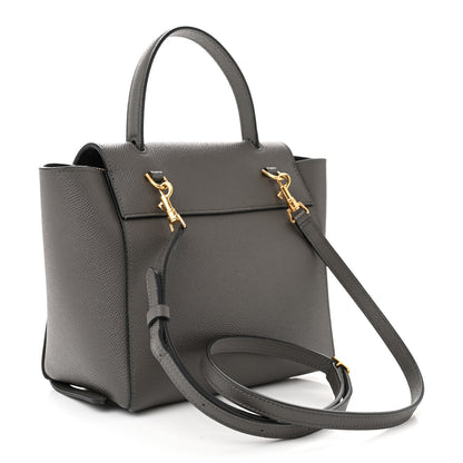 Celine Grained Calfskin Nano Belt Bag Grey 3 of 10