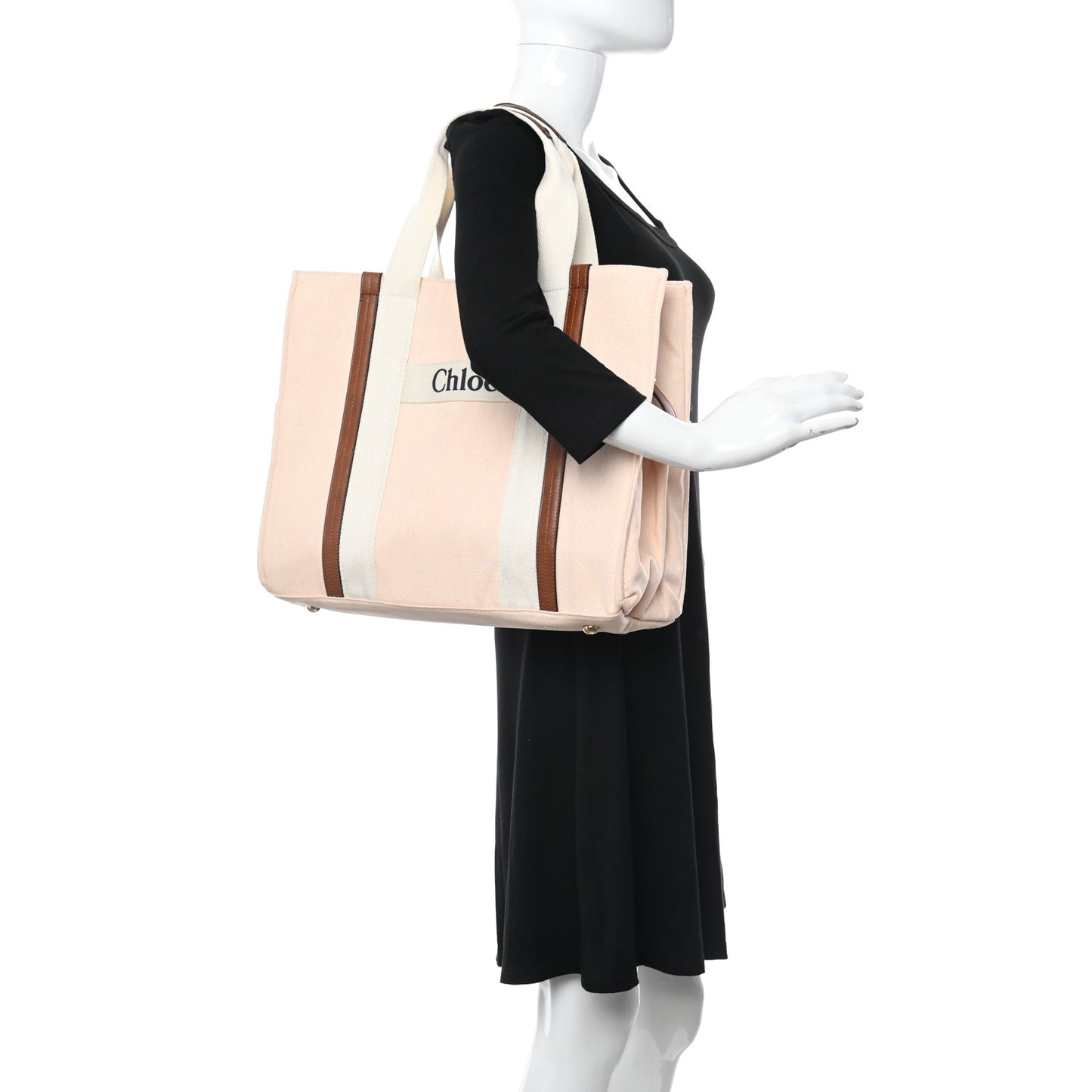 Cotton Calfskin Changing Bag Powder Pink