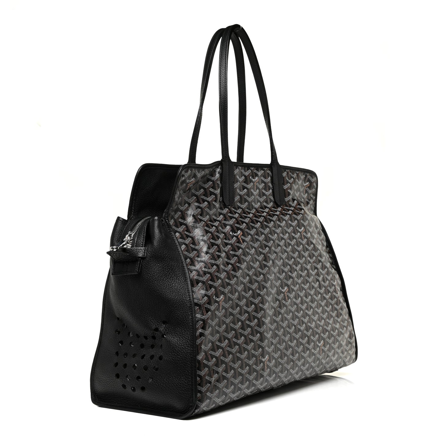 Goyardine Sac Hardy Pet Carrier GM Black