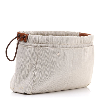 Hermes Canvas Barenia Fourbi 25 MM Pouch Naturel Fauve 3 of 13