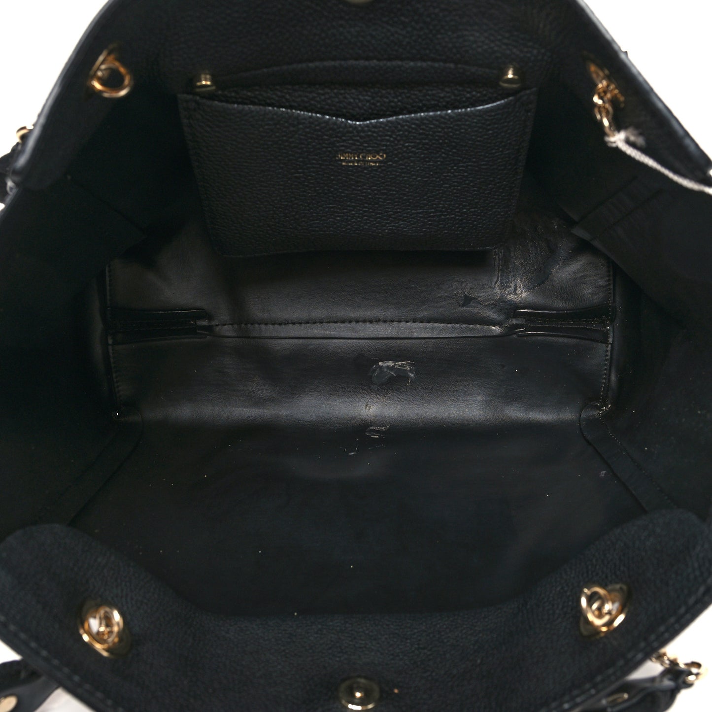 Calfskin Medium Flo Tote Black Pink