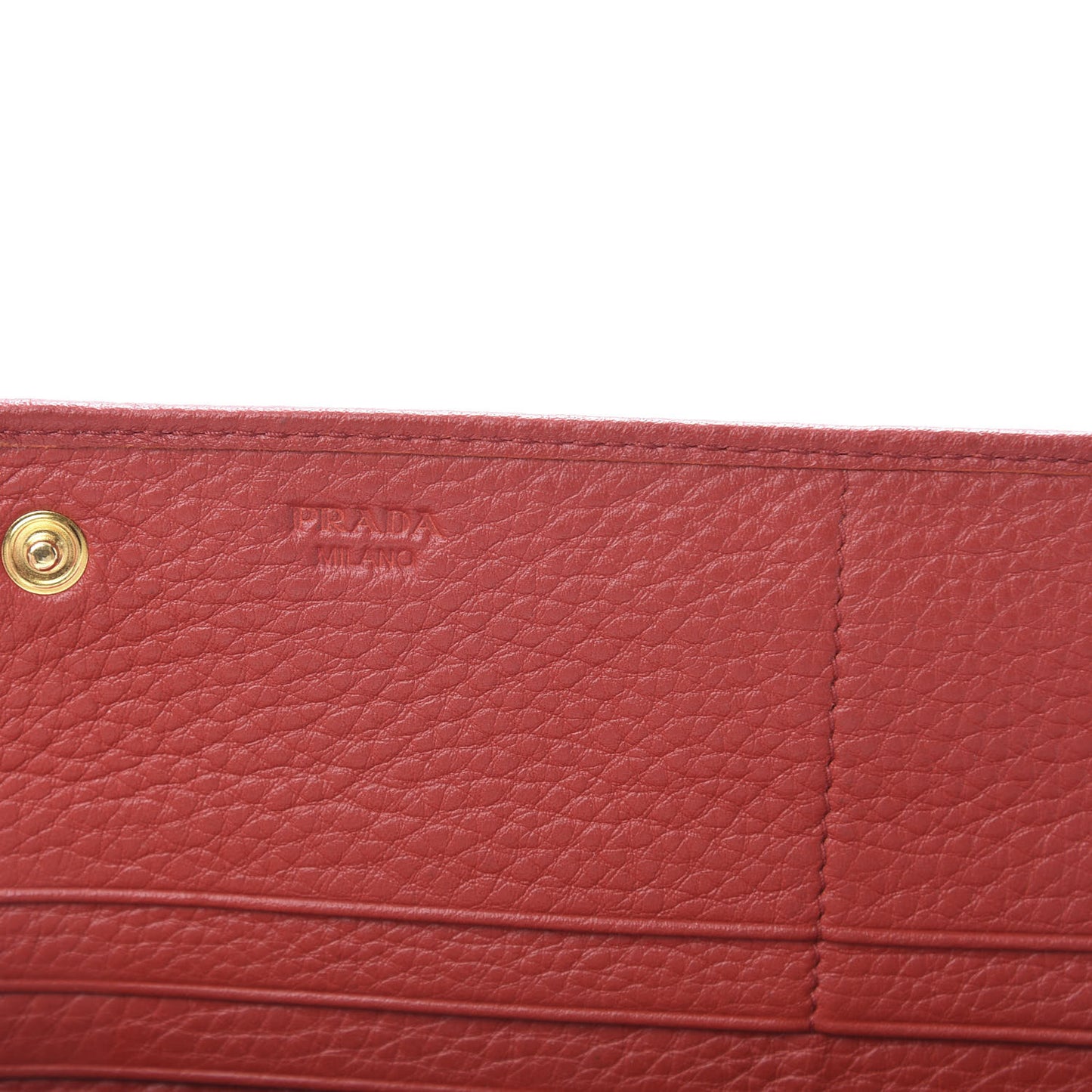 Vitello Daino Continental Flap Wallet Fuoco