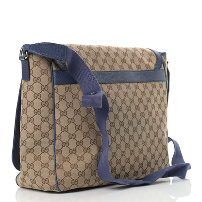 Gucci Monogram Convertible Diaper Bag Blue 3 of 12