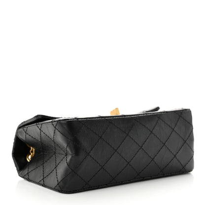 Chanel Aged Calfskin Quilted 2.55 Reissue Mini Flap Black 4 of 11