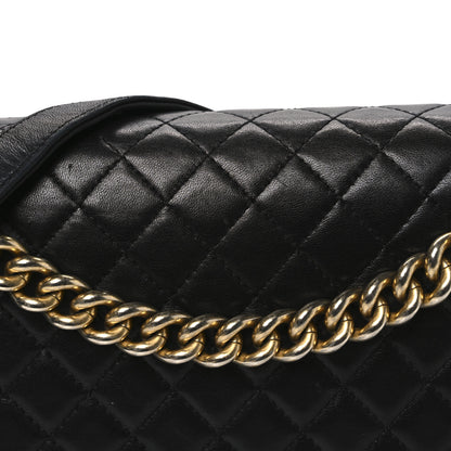 Chanel Lambskin Quilted New Medium Boy Flap Black 8 of 13