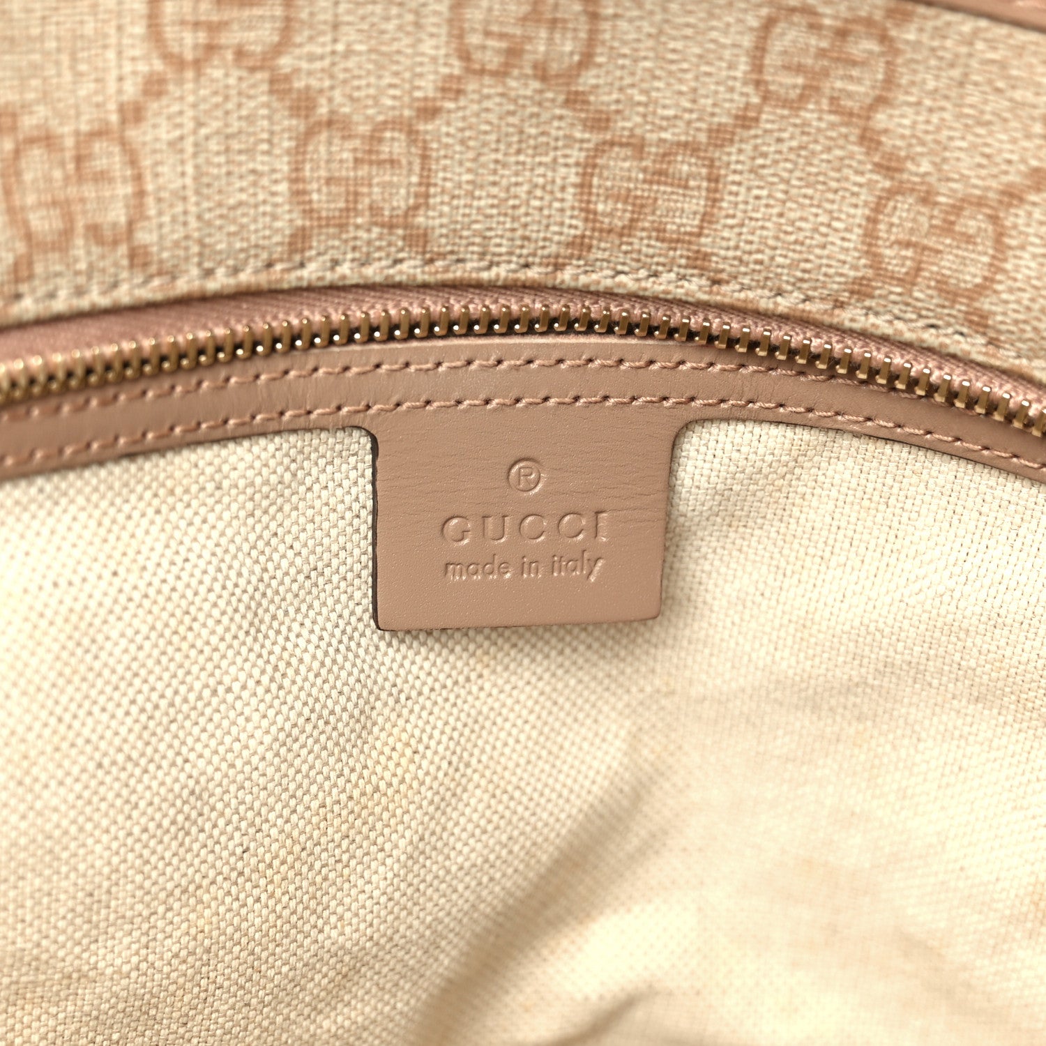 Gucci GG Supreme Monogram Small Joy Tote Porcelain Rose 11 of 25