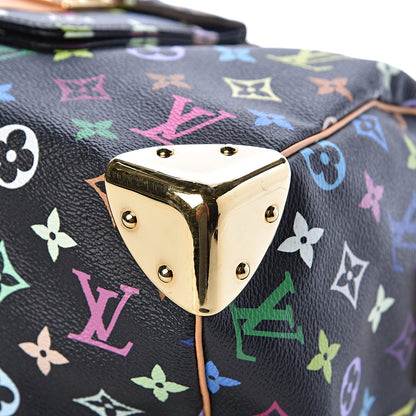 Louis Vuitton Monogram Multicolor Speedy 30 Black 10 of 13