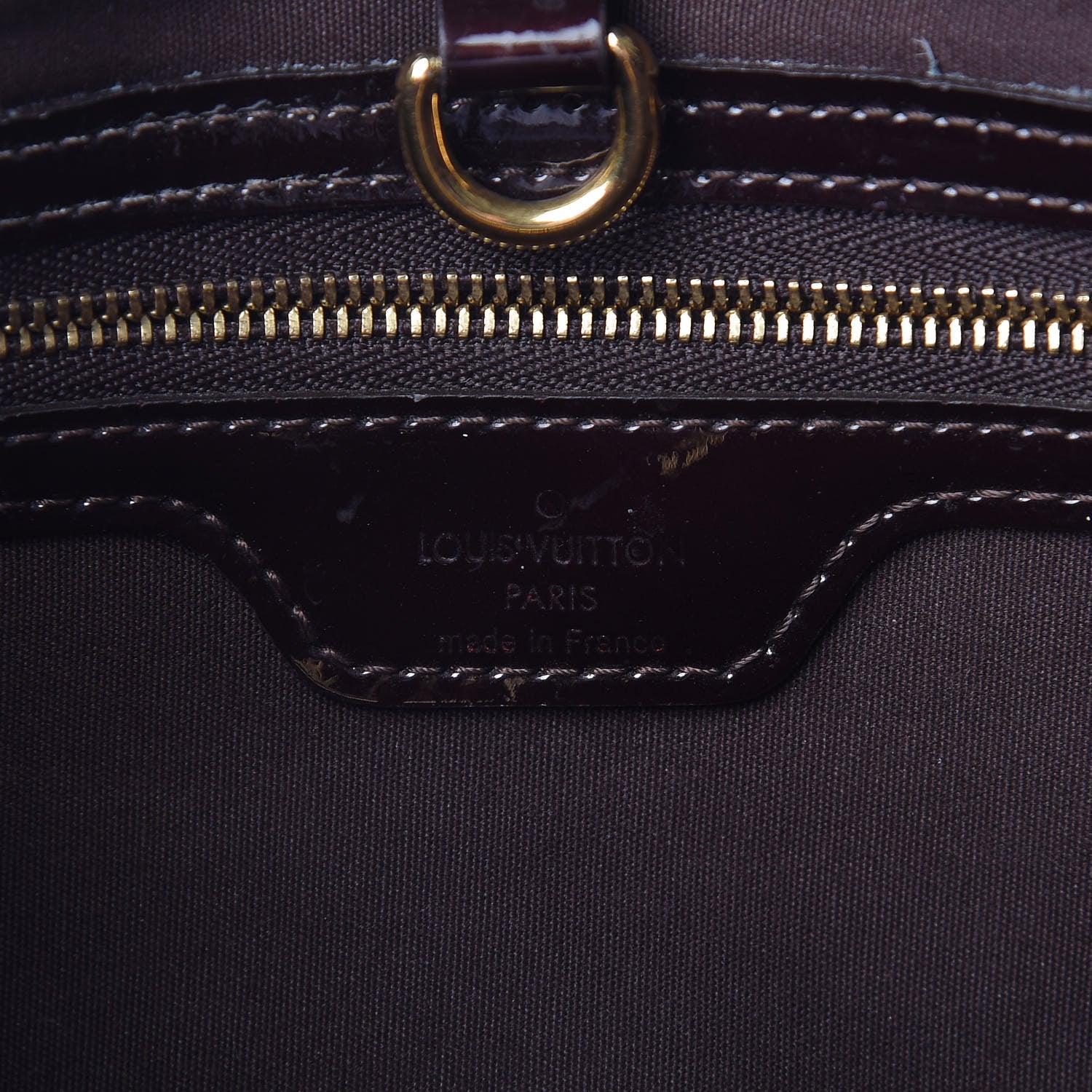 Louis Vuitton Vernis Wilshire PM Amarante 6 of 10