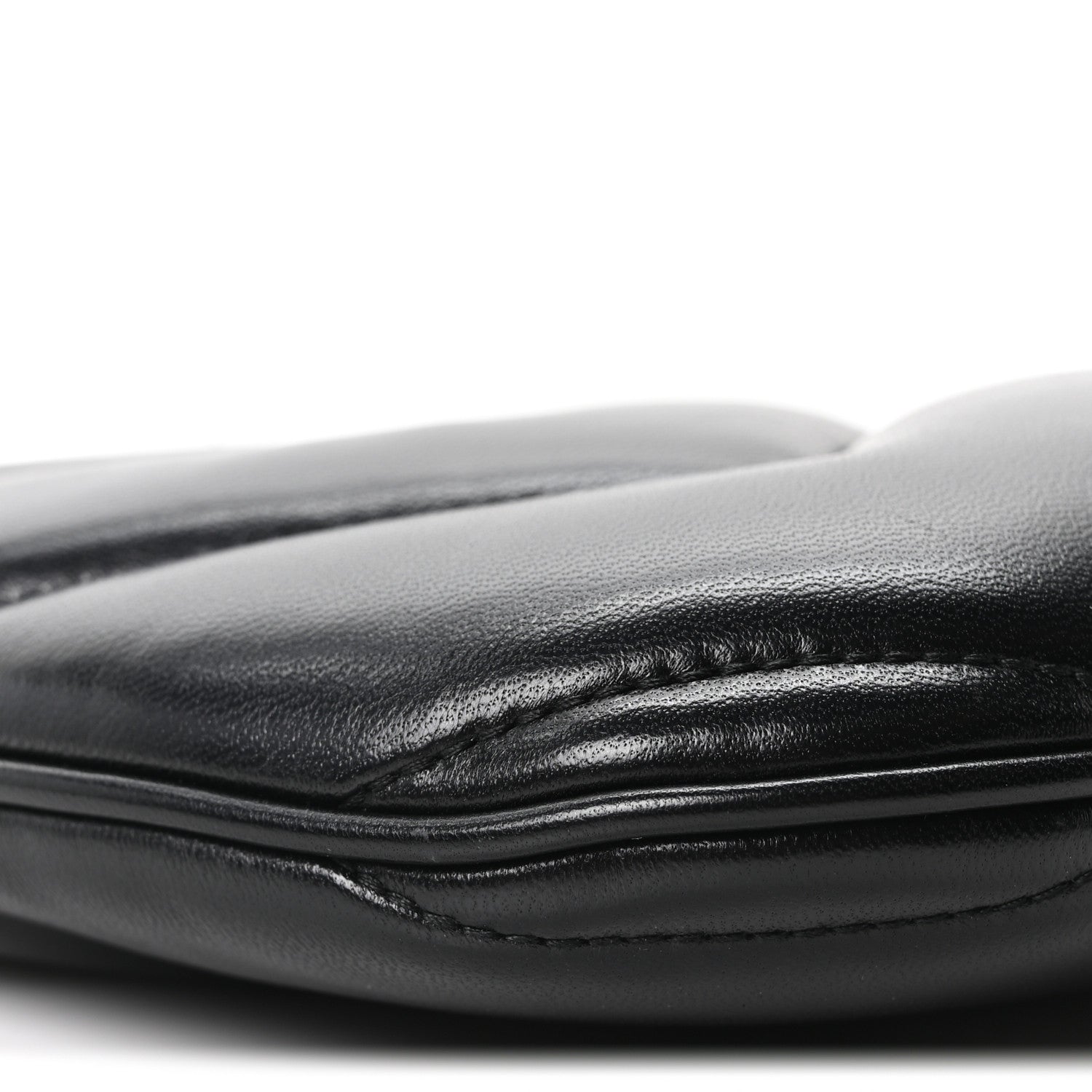 Gucci Calfskin Matelasse GG Marmont Half Moon Hobo Black 9 of 10