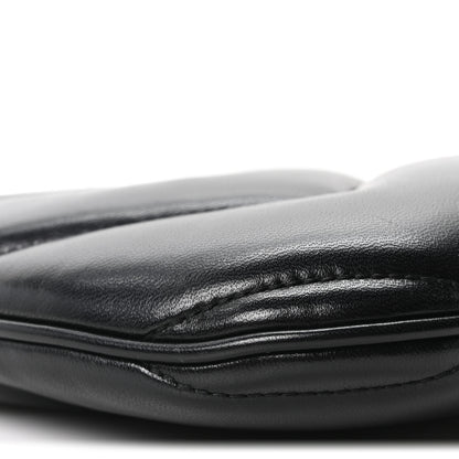 Gucci Calfskin Matelasse GG Marmont Half Moon Hobo Black 9 of 10