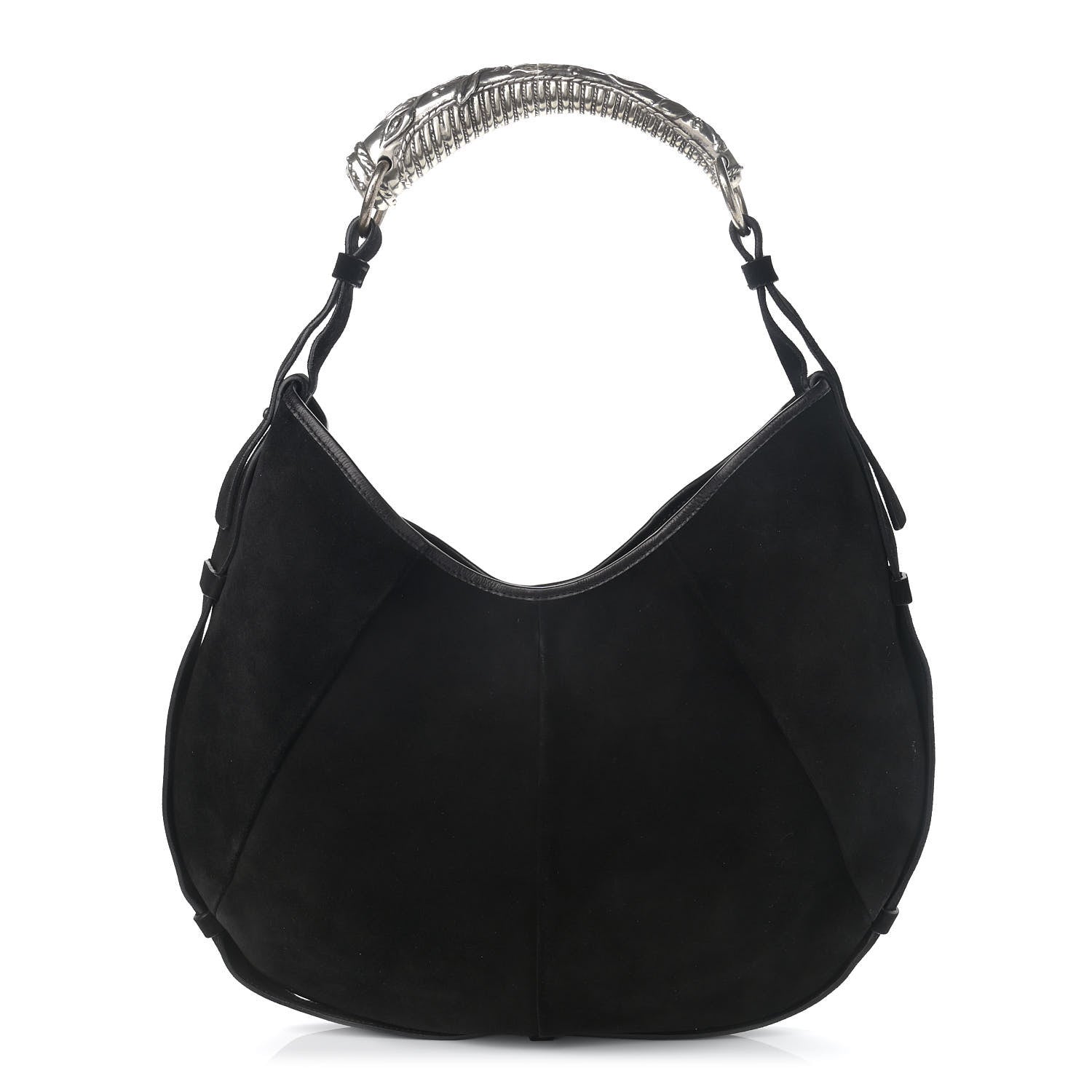 Saint Laurent Suede Medium Mombasa Black 1 of 9