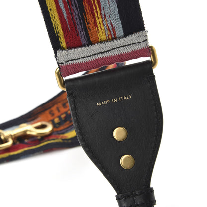 Christian Dior Canvas Embroidered Studded Rainbow J’Adior Shoulder Strap 3 of 4