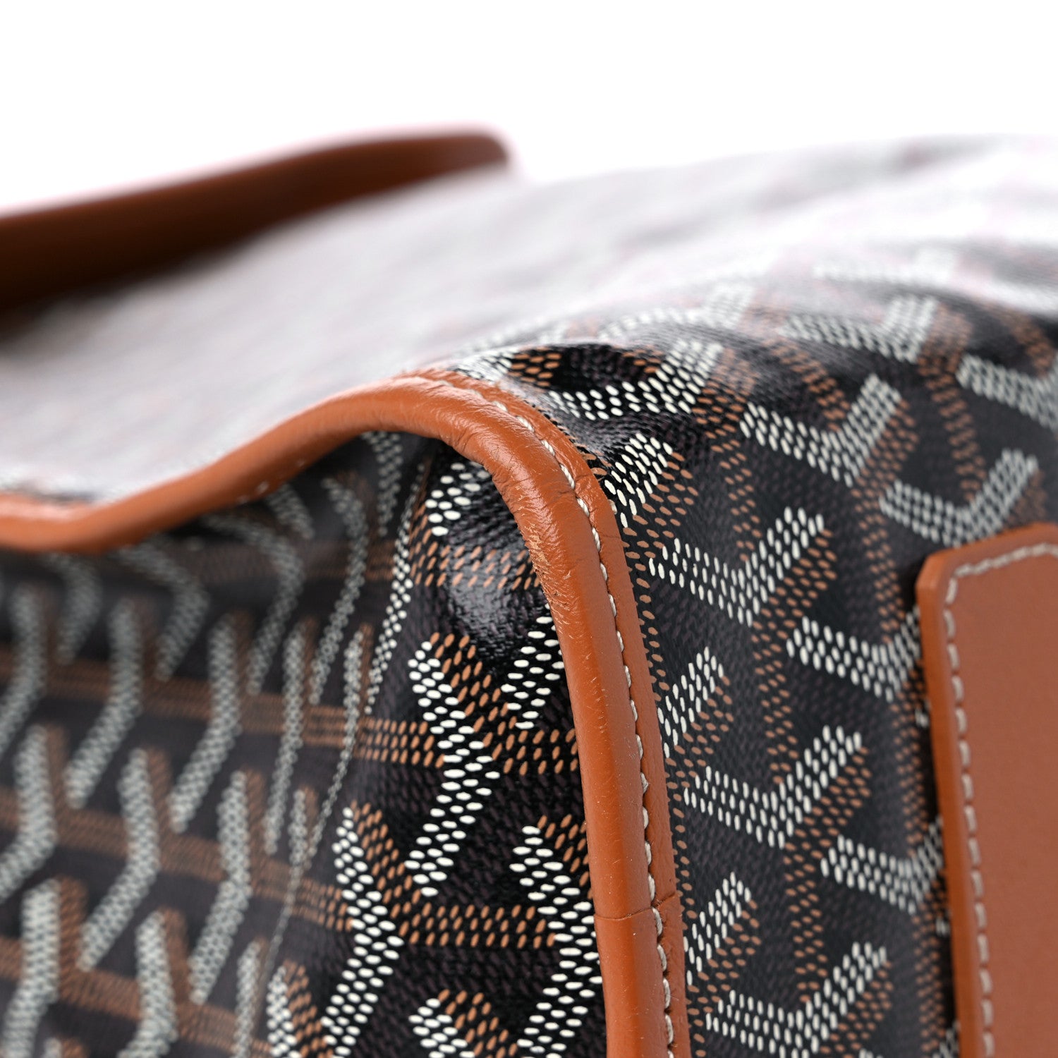 Goyard Goyardine Saint Leger Soft Briefcase Backpack Black Gold 7 of 12