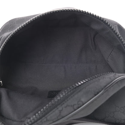 Gucci Nylon Monogram Fanny Pack Belt Bag Black 4 of 4