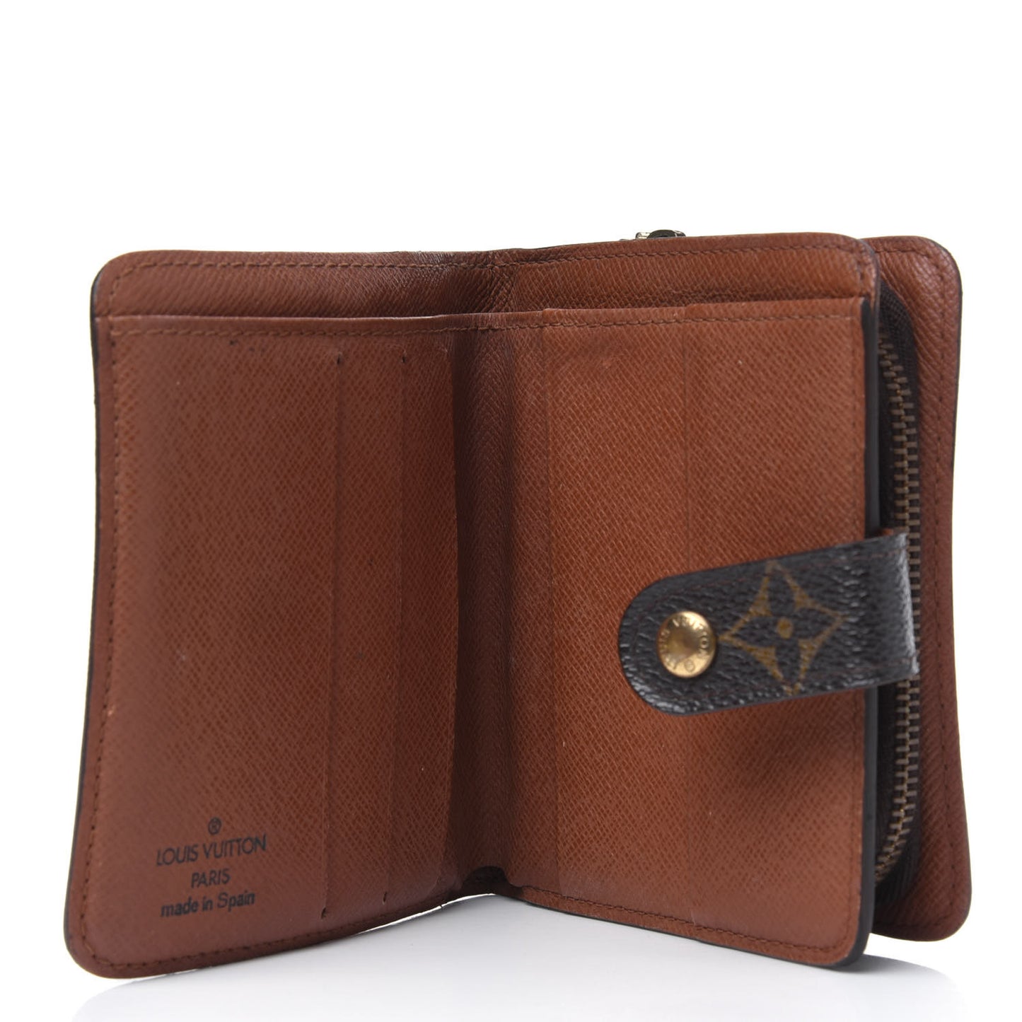 Monogram Compact Zippe Zipped Wallet