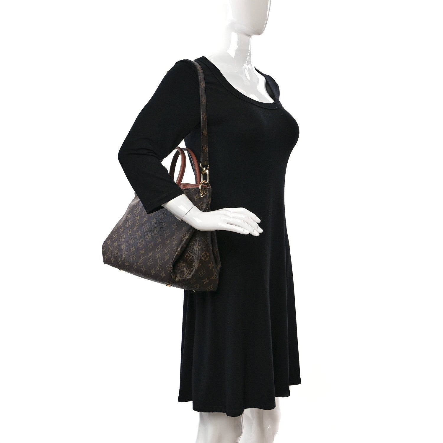 Louis Vuitton Monogram Pallas Rose Ballerine 2 of 8