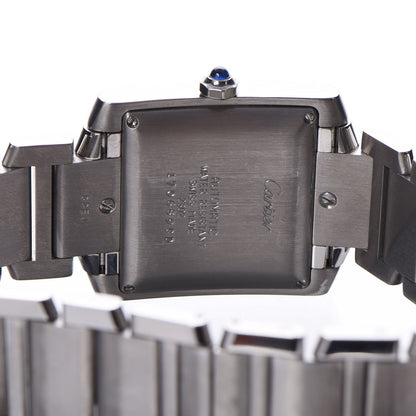 Cartier Stainless Steel 28mm Tank Francaise Automatic Watch 5 of 11