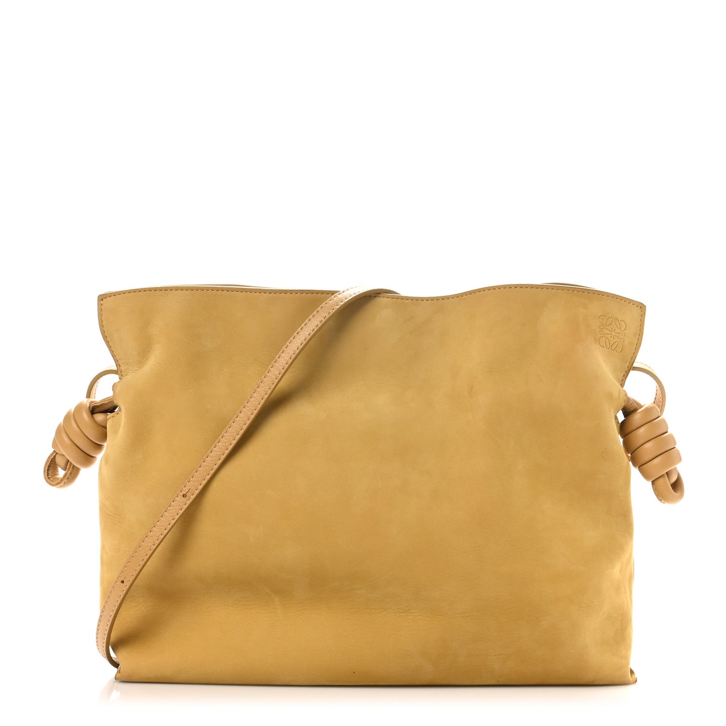 Nubuck Small Flamenco Knot Bag Desert