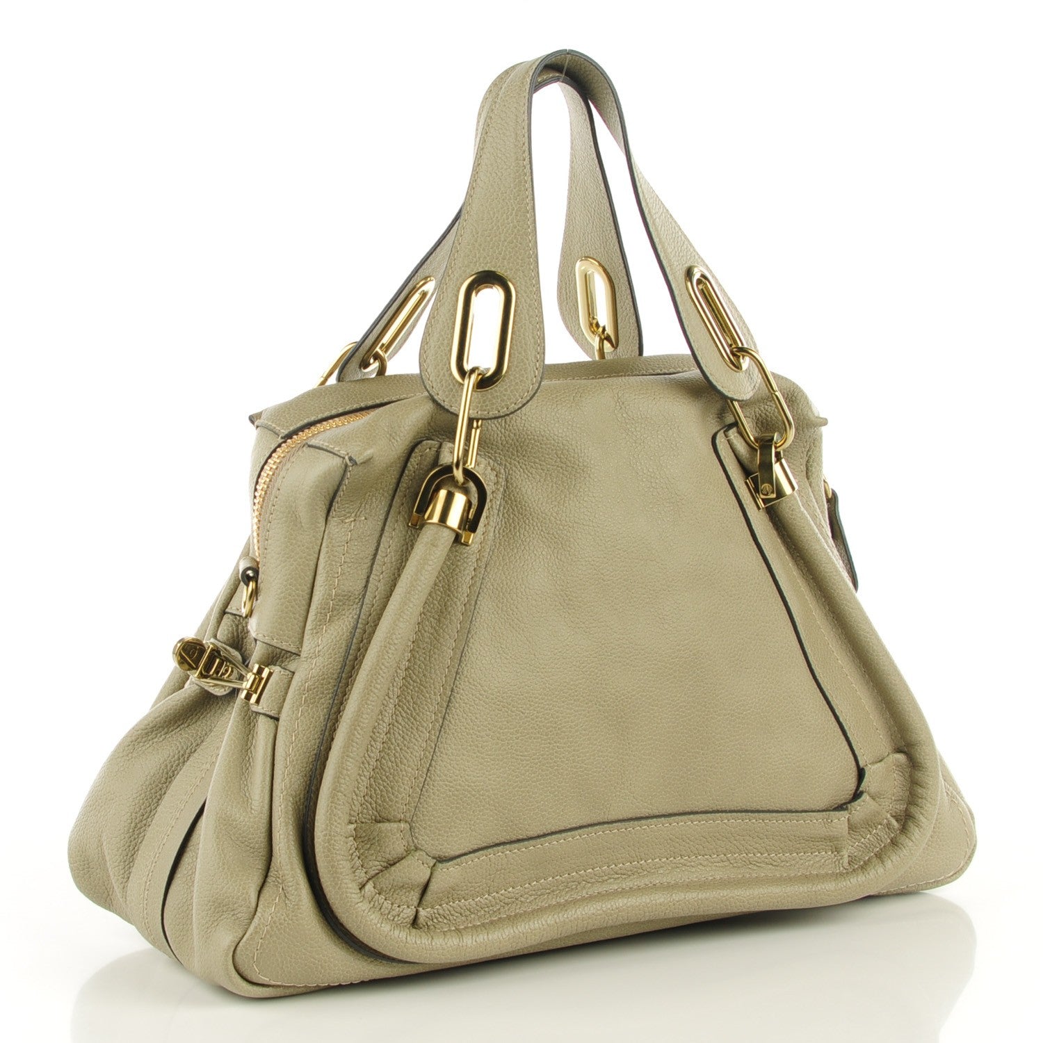 Chloe Calfskin Medium Paraty Baobab Green 3 of 8