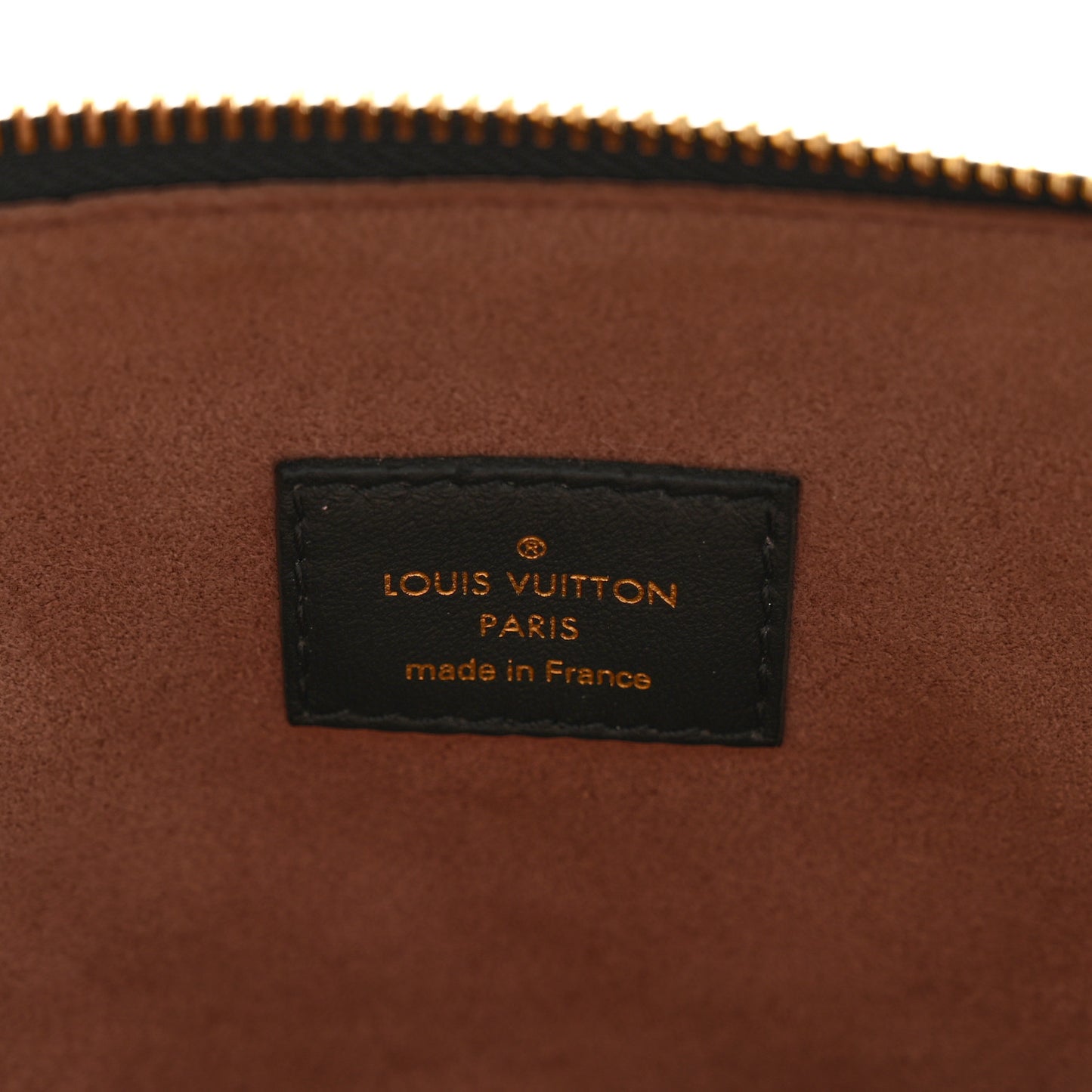 Lambskin Embossed Monogram Coussin PM Black