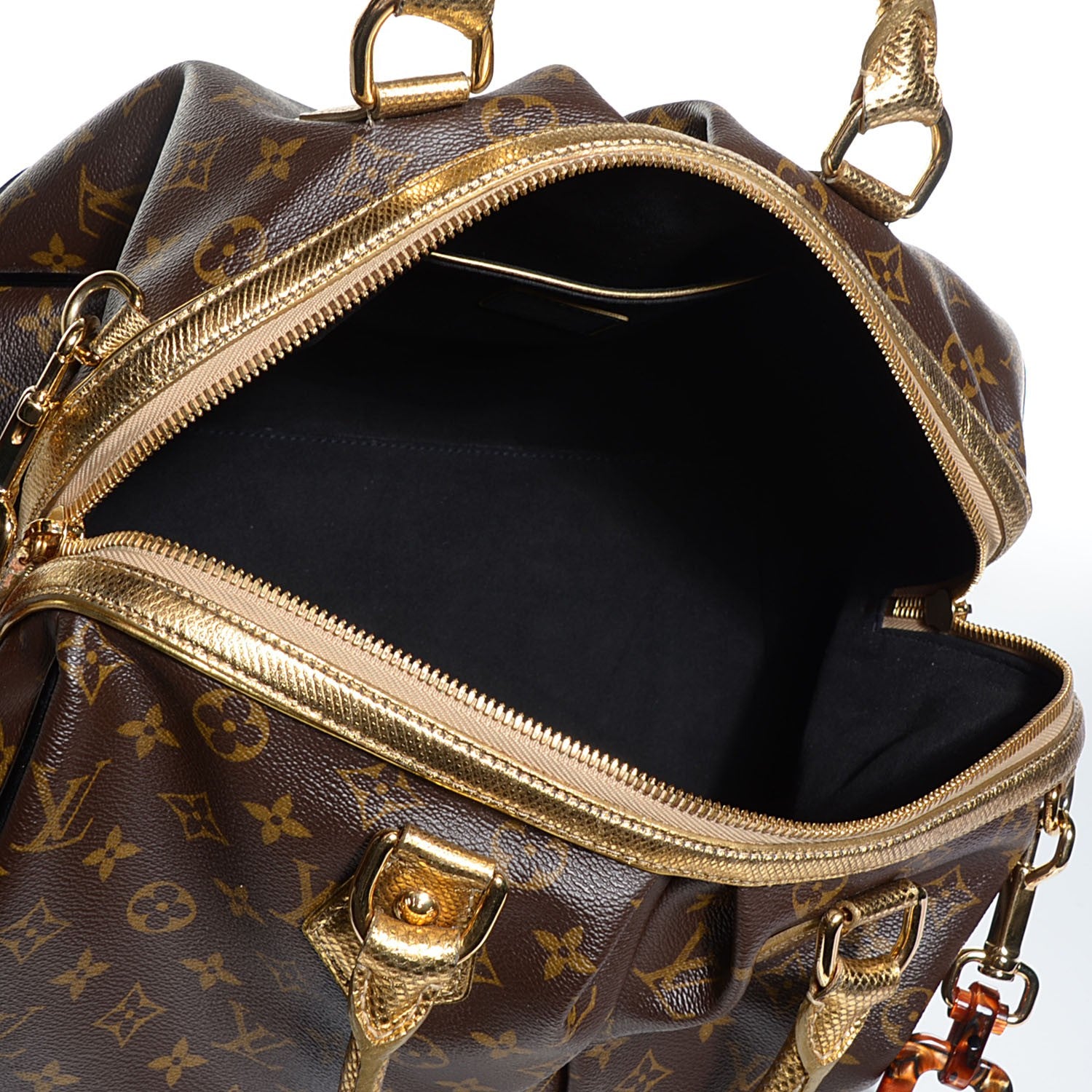 Louis Vuitton Monogram Leopard Stephen Bag 6 of 8
