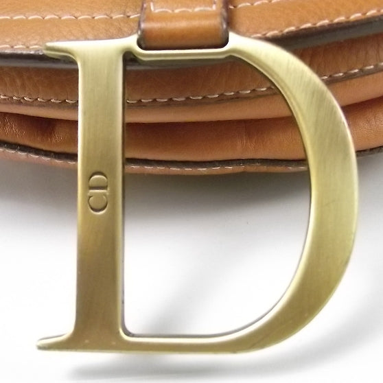 Leather Baudrier Saddle Bag