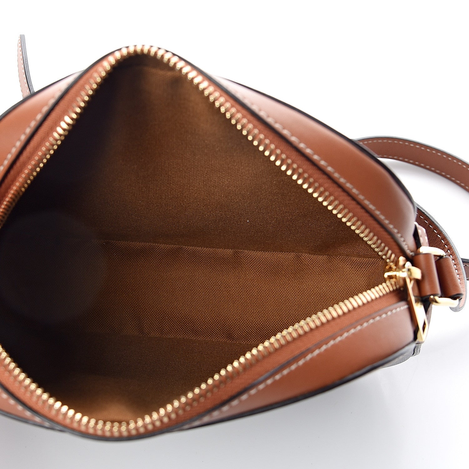 Celine Triomphe Canvas Small Camera Bag Tan 4 of 7