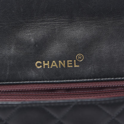Chanel Lambskin Quilted Medium Single Flap Black 6 of 12