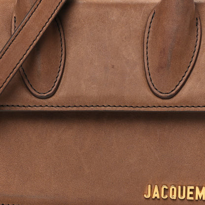 Jacquemus Suede Le Chiquito Noeud Brown 7 of 11