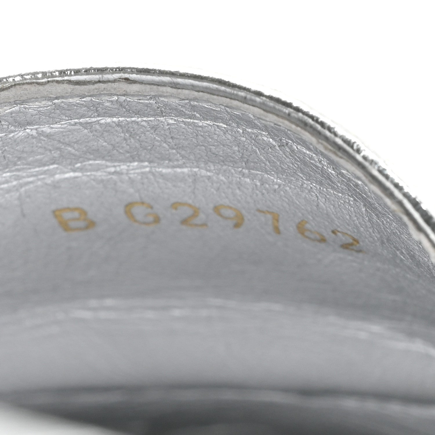 Chanel Laminated Goatskin CC Espadrilles 37 Silver 8 of 14