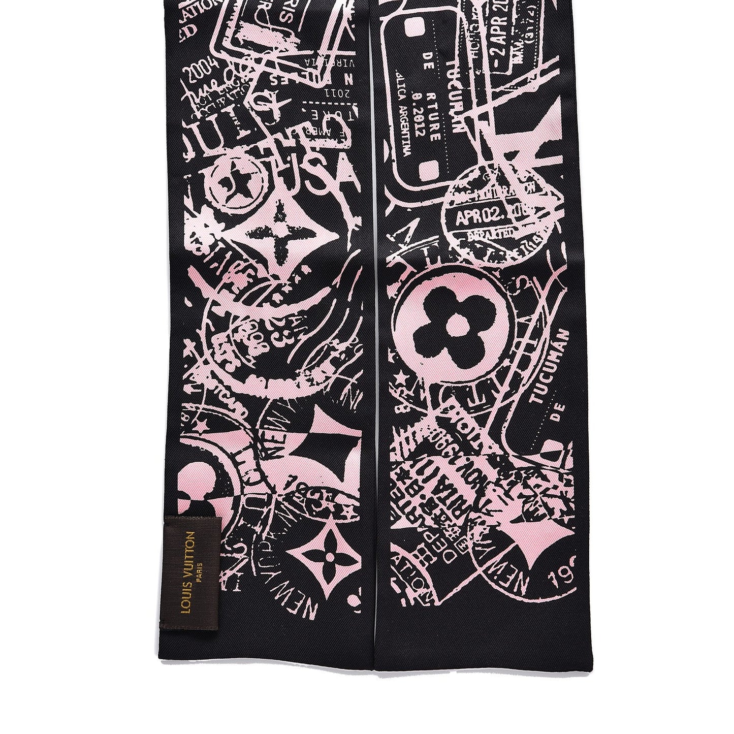 Silk Boarding Bandeau Black Pink