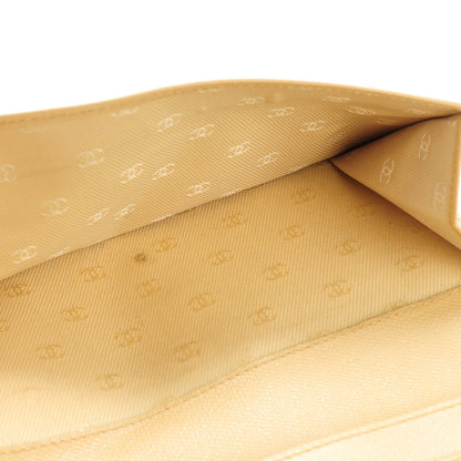 Chanel Grained Calfskin CC Button Wallet Beige 9 of 10