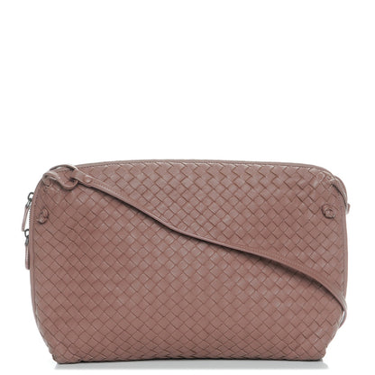 Bottega Veneta Nappa Intrecciato Pillow Crossbody Messenger Dusty Rose 1 of 10