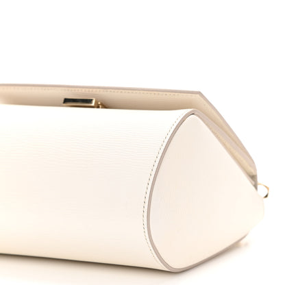 Givenchy Textured Calfskin Mini Pandora Box Chain Crossbody Bag White 9 of 9