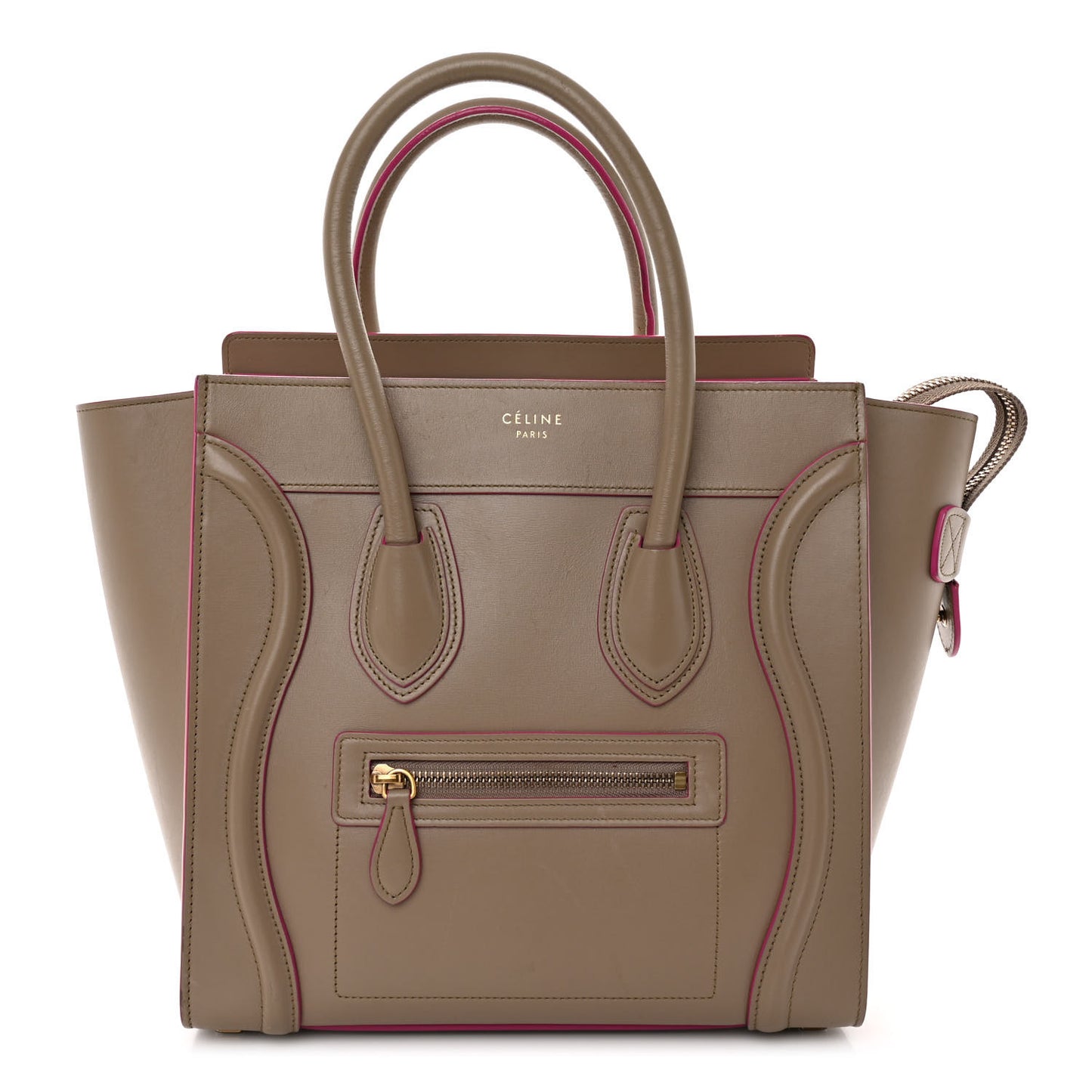Palmelato Calfskin Micro Luggage Beige