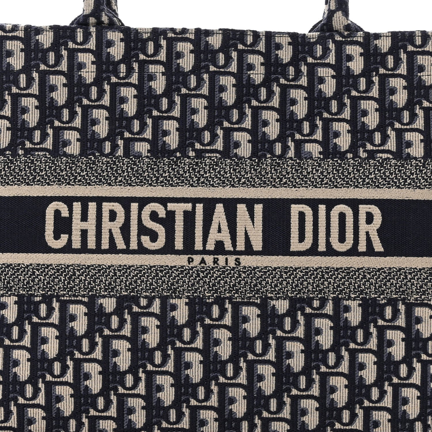 Christian Dior Oblique Medium Book Tote Blue Multicolor 8 of 10