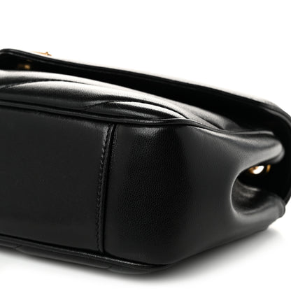 Saint Laurent Lambskin Chevron Quilted Small Loulou Black 11 of 12