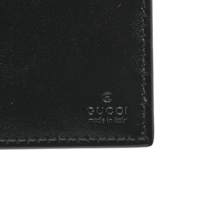 Gucci Plutone Calfskin Logo Bi-Fold Wallet Black 6 of 7