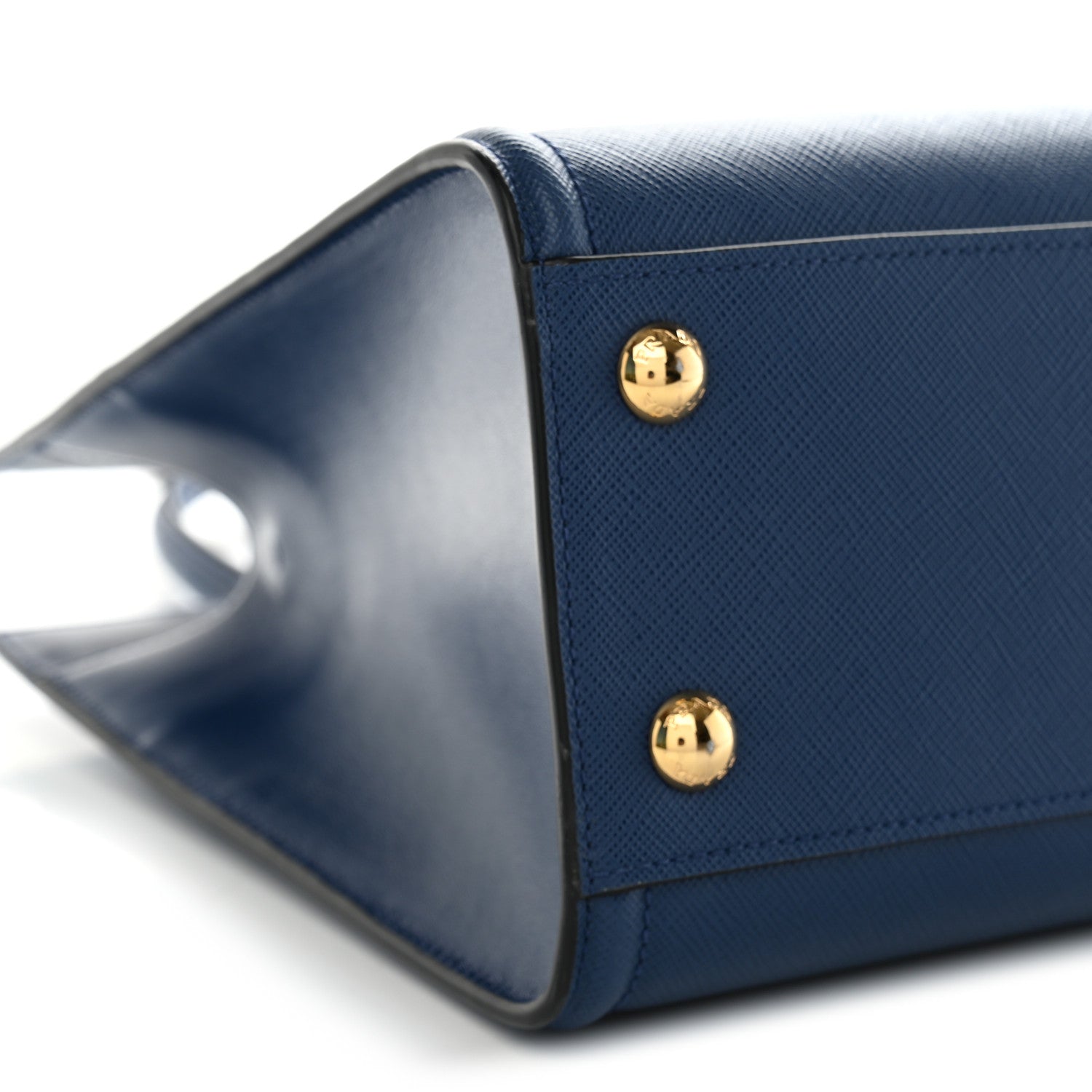 Prada Saffiano Soft Calfskin Large Tote Bluette 8 of 9