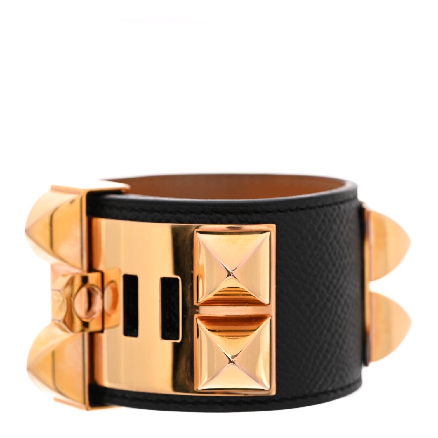 Hermes Epsom Collier de Chien CDC Bracelet S Black 3 of 9