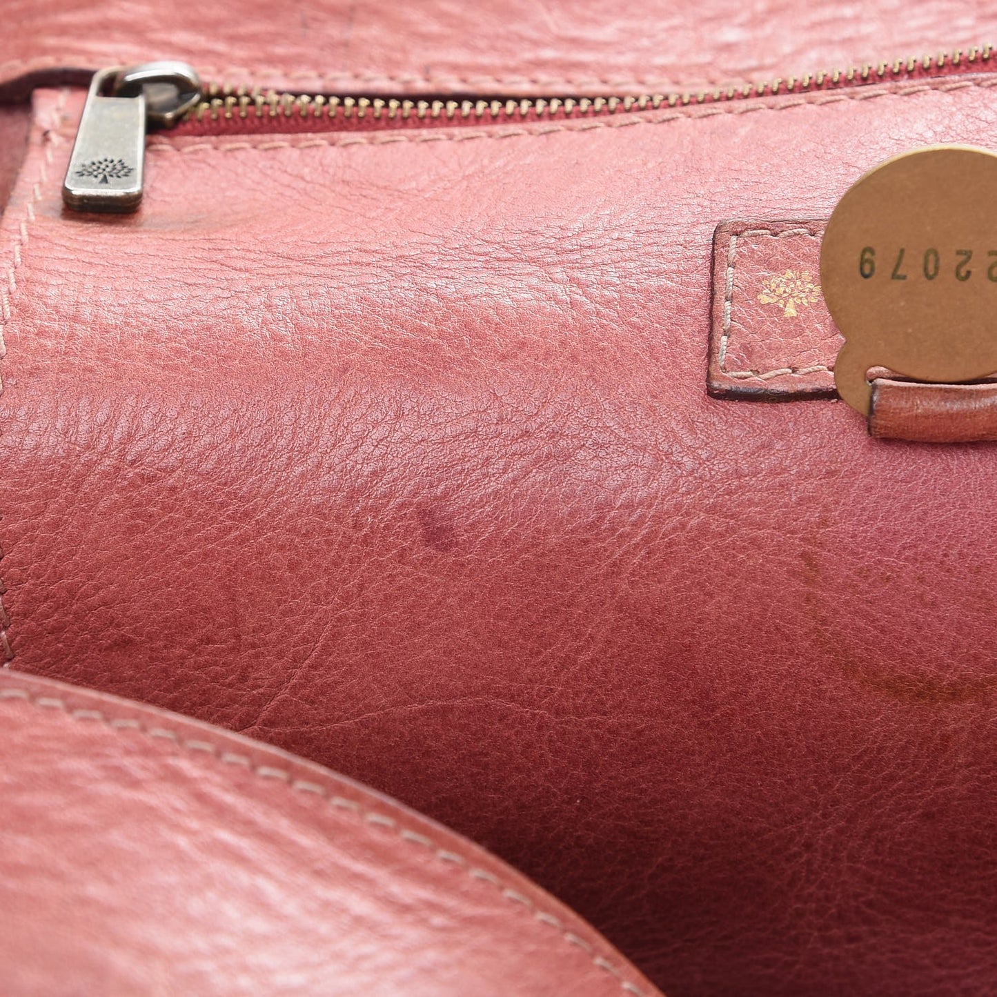 Calfskin Roxanne Satchel Rust