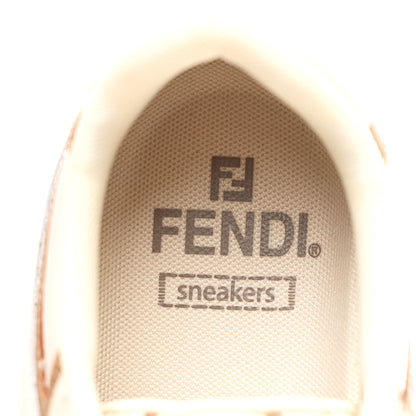 Fendi Calfskin Mink Fur Fendi Match 55mm Platform Sneakers 36 White 8 of 9