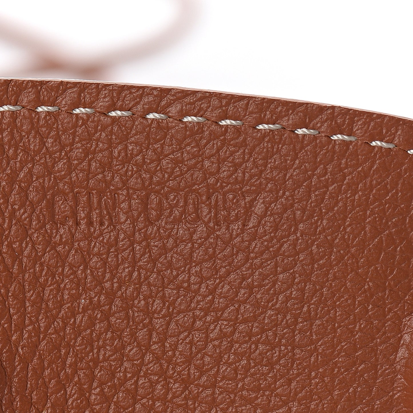 Calfskin Bag Clip Gold