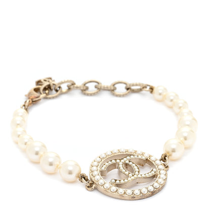 Chanel Pearl CC Bracelet Gold 1 of 5