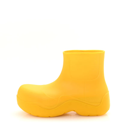 Bottega Veneta Rubber Puddle Ankle Boots 39 Egg Yolk 1 of 8