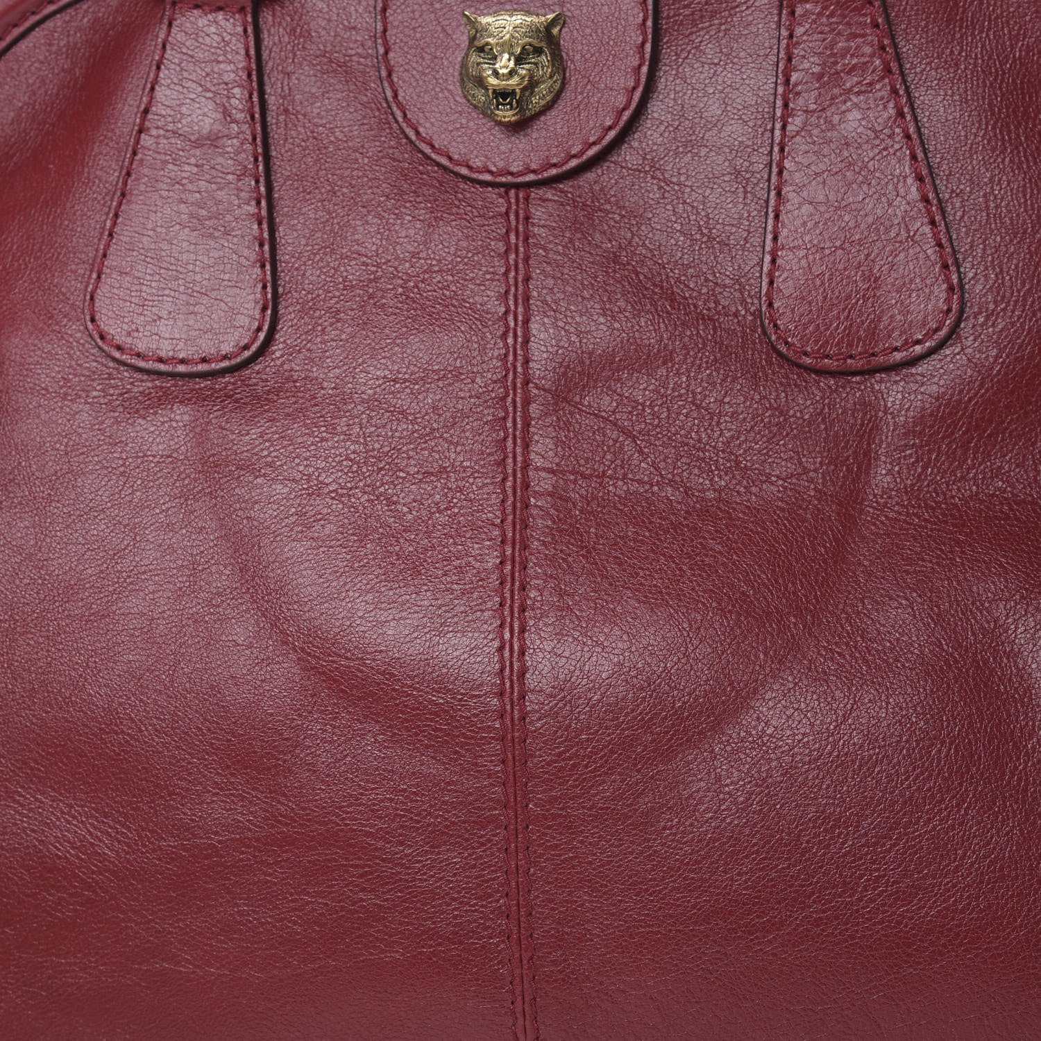 Gucci Calfskin Large Re(Belle) Top Handle Bag Red 12 of 13