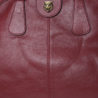 Gucci Calfskin Large Re(Belle) Top Handle Bag Red 12 of 13