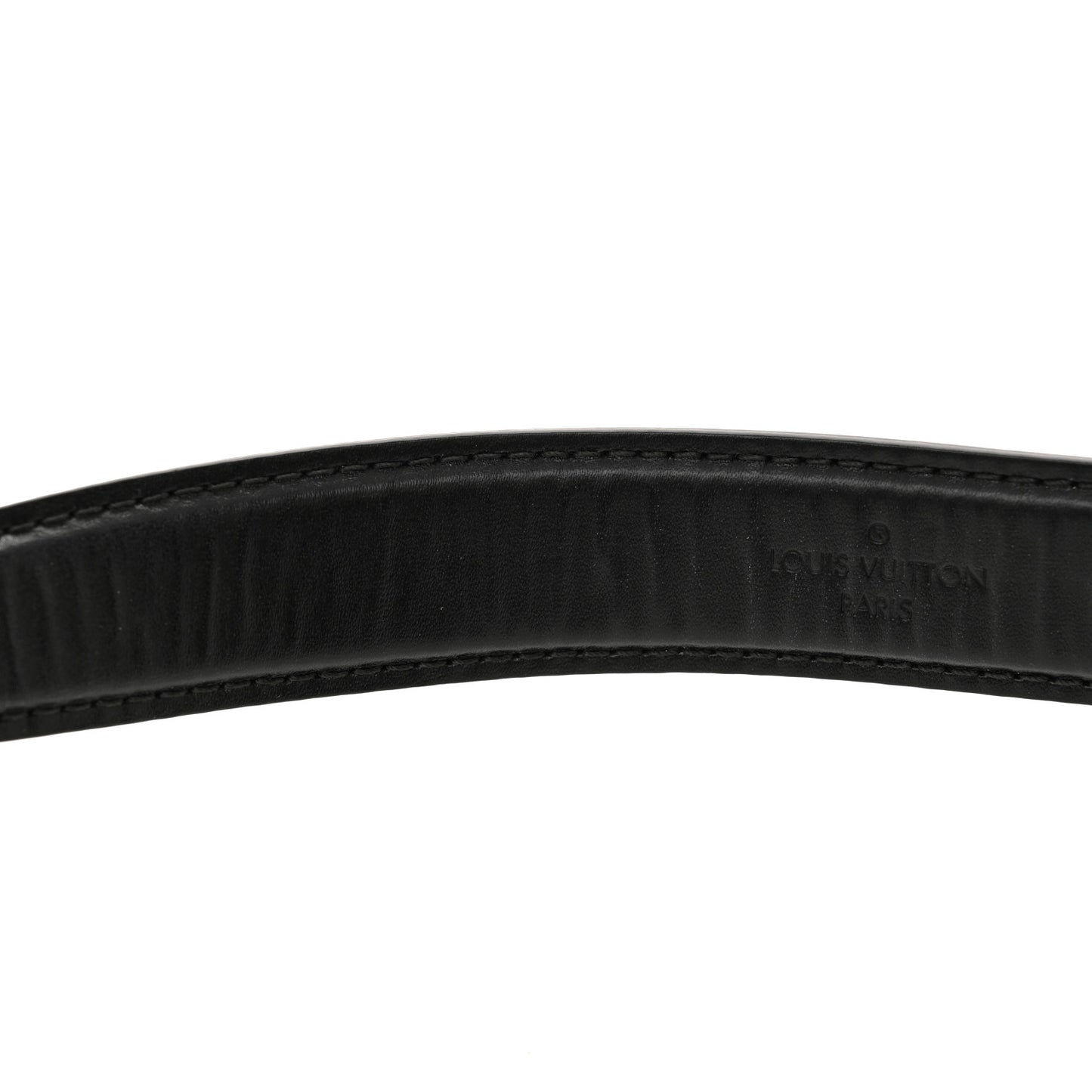 Epi Monogram Tape Twist Shoulder Bag MM Black White Orange